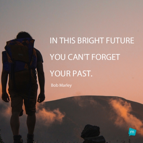 In this bright future you can't forget your past.