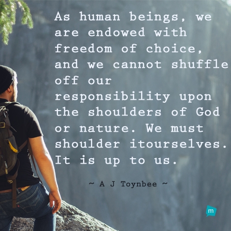 As human beings, we are endowed with freedom of choice, and we cannot...