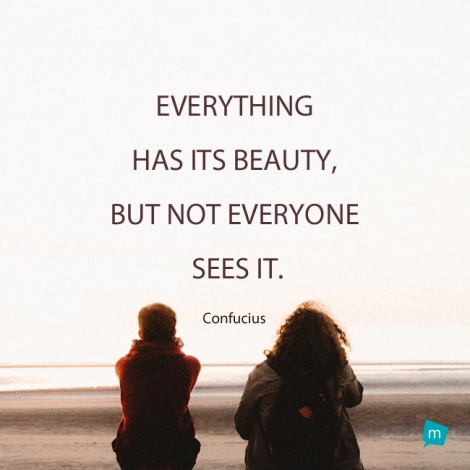 Everything has its beauty, but not everyone sees it
